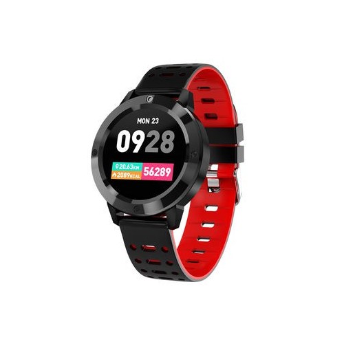 Smartwatch Topfit 1.3/Bt 4.0/Negro-Rojo