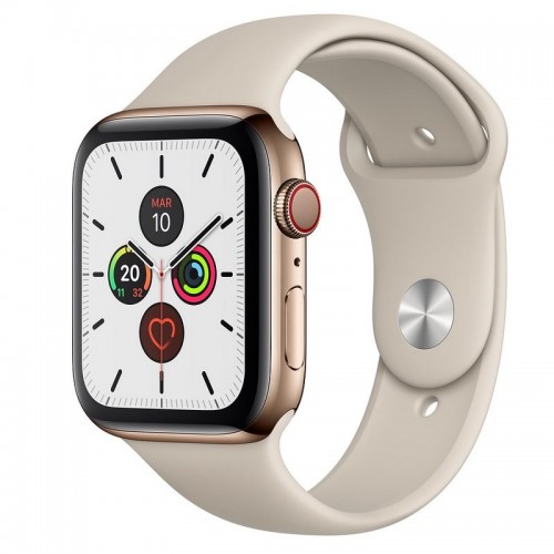 Comprar Apple Watch S5 40mm + Cellular Acero Inoxidable Dorado con Correa  Deportiva Piedra