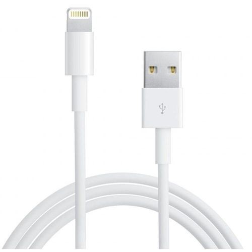 Cable Apple Lightning a USB 1M MD818ZM/A, original de color blanco