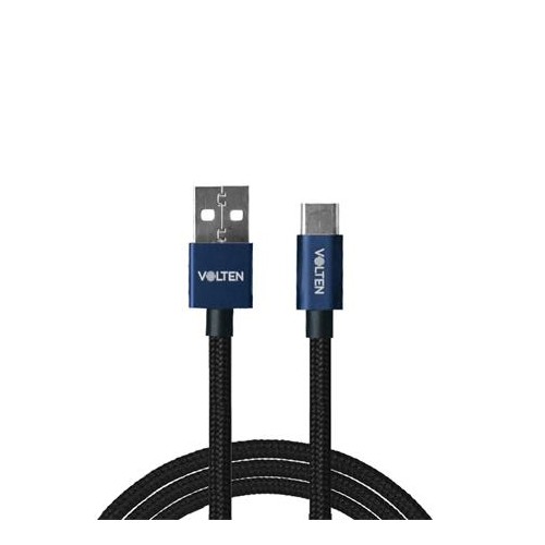 Cable Volten VL1256 TIPO-C /Metal/1Mt/Azul