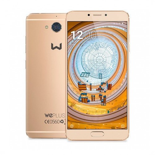 Móvil Weimei WE Plus 2, Smartphone 5.5", 4GB de RAM, Almacenamiento 64GB, 4G, Cámara 13 Mpx, Octa Core, Dual Sim y color Oro