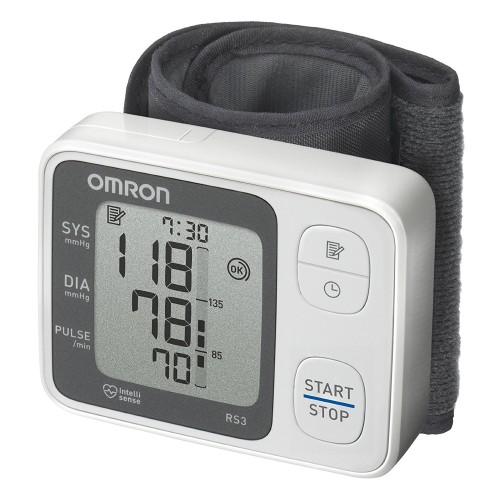 Tensiómetro Omron RS2 Muñeca Monitor de presión arterial
