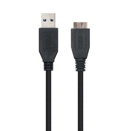 Nanocable CABLE USB 3.0, TIPO A M-MICRO B M, NEGRO, 1.0 M
