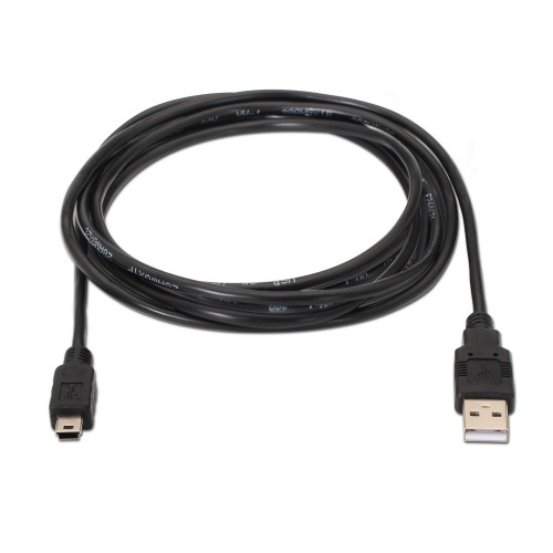 AISENS A101-0025 cable USB 1,8 m USB 2.0 USB A Mini-USB B Negro